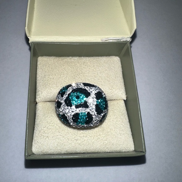 NWOT Swarovski Cheetah Print ring - Picture 7 of 7